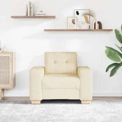 vidaXL Fauteuil Linnen 100x78x80 cm