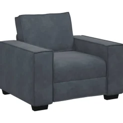 vidaXL Fauteuil 100x78x84 cm fluweel donkergrijs