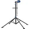 vidaXL Fietsreparatiestandaard inklapbaar 108-188 cm blauw staal
