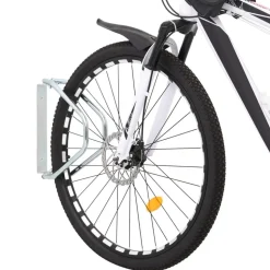 vidaXL Fietsstandaard 2 st wandmontage gegalvaniseerd staal