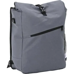 vidaXL Fietstas Grijs 33 x 16 x 60 cm Polyester