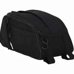 vidaXL Fietstas Zwart 38 x 16 x 16 cm Polyester