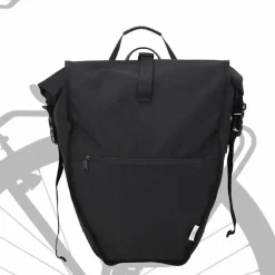 vidaXL Fietstas Zwart 32,5 x 17 x 57 cm Polyester