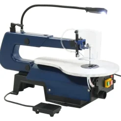 vidaXL Figuurzaagmachine elektrisch met voetpedaal en LED-lampje 125 W