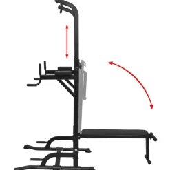 vidaXL Fitness apparaat met sit-up bankje