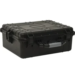 vidaXL Flightcase draagbaar 55x43x21 cm PP zwart