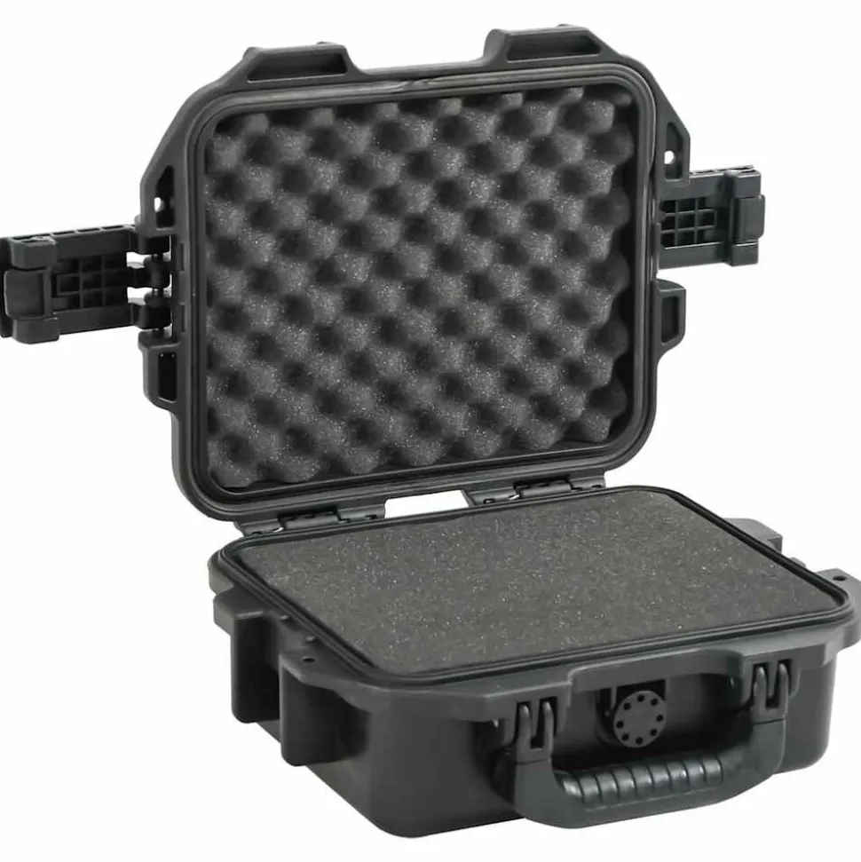 vidaXL Flightcase draagbaar 30x24,5x12,5 cm PP zwart