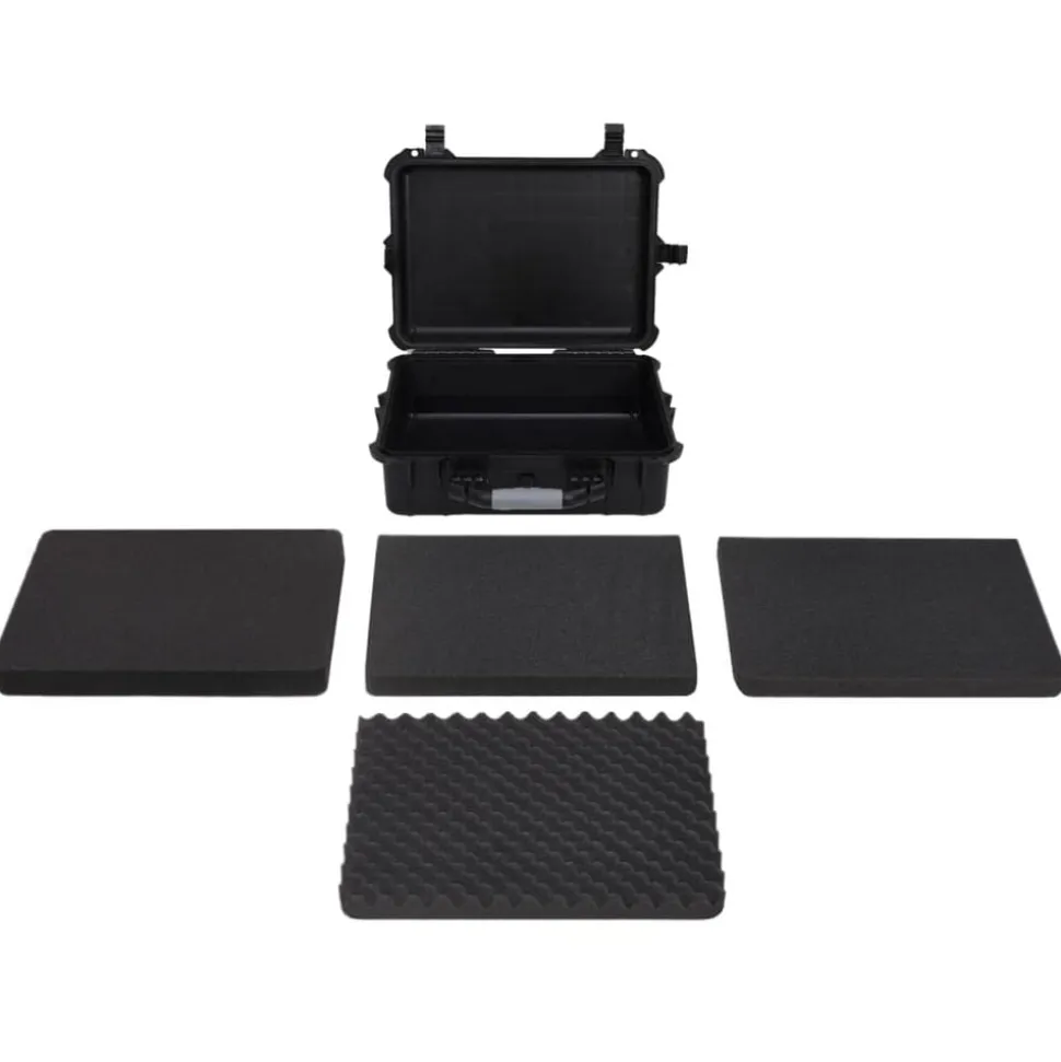vidaXL Flightcase draagbaar 52x40x19 cm PP zwart