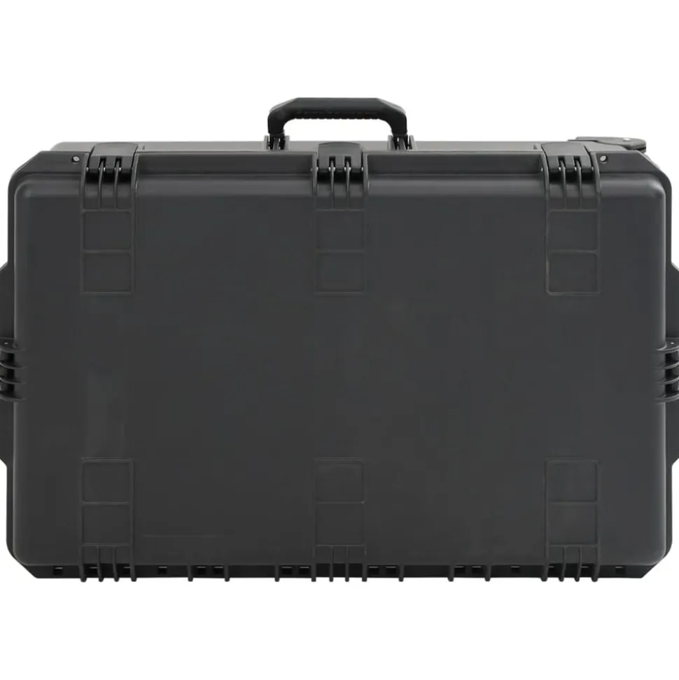 vidaXL Flightcase draagbaar 79,5x51,5x30,5 cm PP zwart