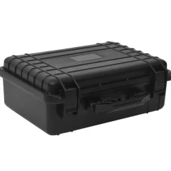 vidaXL Flightcase draagbaar 47x36x18 cm PP zwart