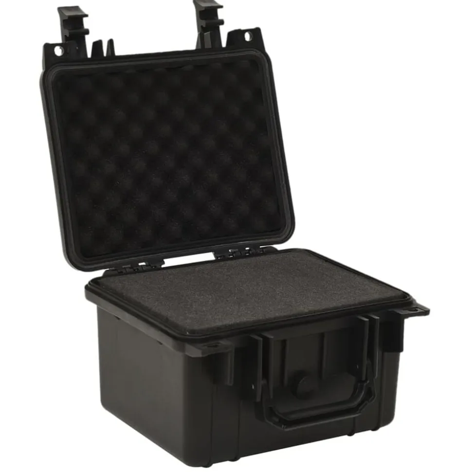 vidaXL Flightcase draagbaar 27x25x18 cm PP zwart