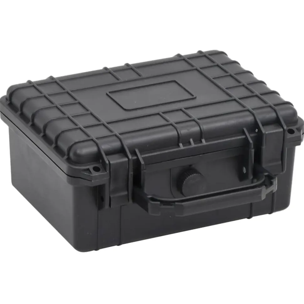 vidaXL Flightcase draagbaar 24x19x11 cm PP zwart