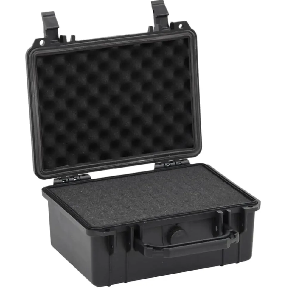 vidaXL Flightcase draagbaar 24x19x11 cm PP zwart