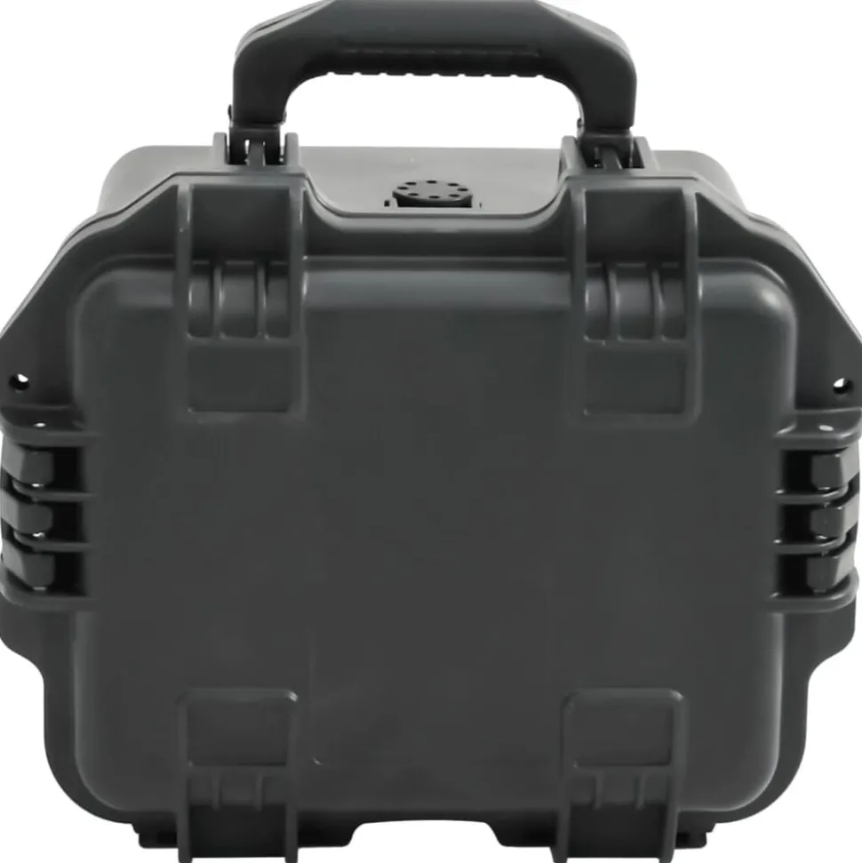 vidaXL Flightcase draagbaar 30x24,5x20 cm PP zwart