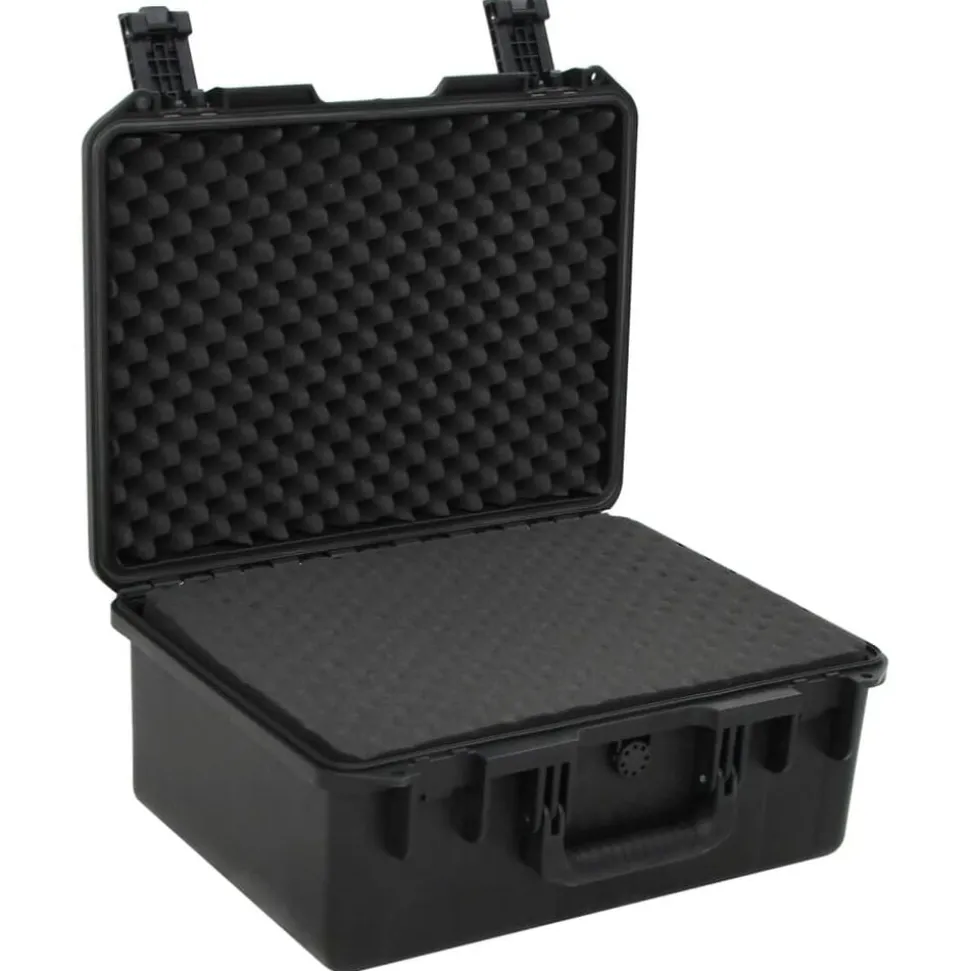 vidaXL Flightcase draagbaar 49x38x23 cm PP zwart