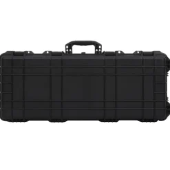 vidaXL Flightcase op wieltjes 96x42x16 cm PP zwart