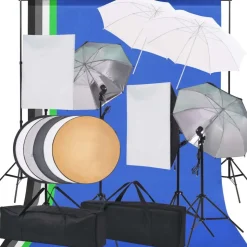 vidaXL Fotostudio verlichtingsset