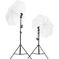 vidaXL Fotostudioset met verlichtingsset en achtergrond