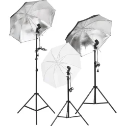 vidaXL Fotostudioset met verlichtingsset en achtergrond
