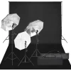vidaXL Fotostudioset met verlichtingsset en achtergrond