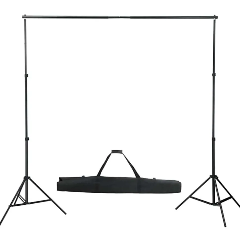 vidaXL Fotostudioset met verlichtingsset, achtergrond en reflector