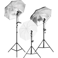 vidaXL Fotostudioset met verlichtingsset, achtergrond en reflector