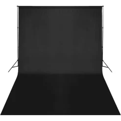 vidaXL Fotostudioset met verlichtingsset, achtergrond en reflector
