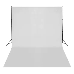 vidaXL Fotostudioset met verlichtingsset, achtergrond en reflector