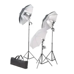 vidaXL Fotostudioset met verlichtingsset en achtergrond