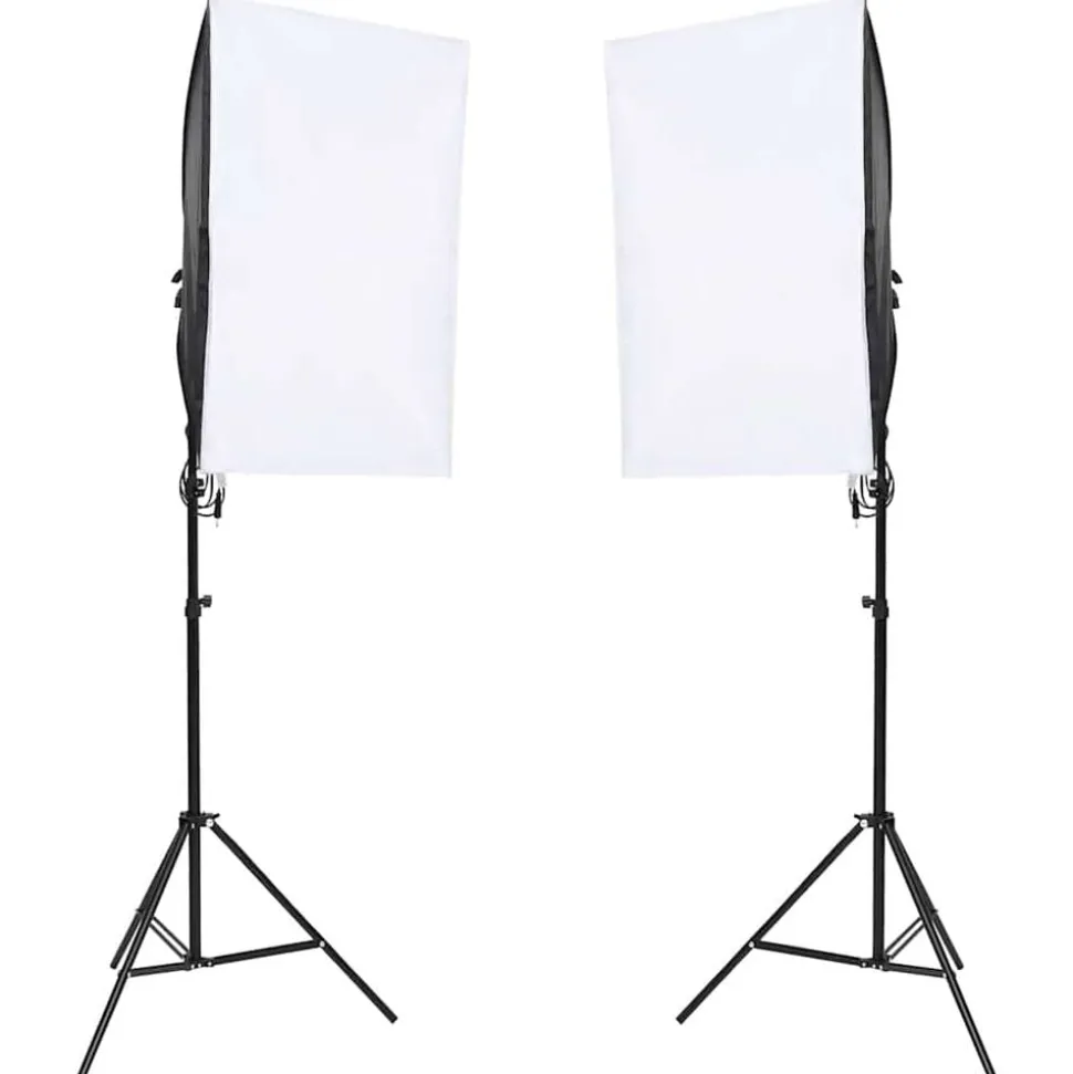 vidaXL Fotostudioset met verlichtingsset en achtergrond