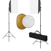 vidaXL Fotostudioset met softboxlampen en reflector