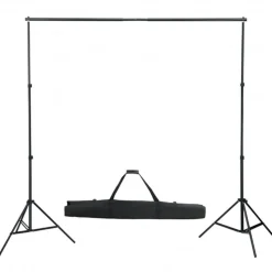 vidaXL Fotostudioset met verlichtingsset, achtergrond en reflector