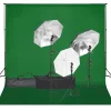 vidaXL Fotostudioset met verlichtingsset en achtergrond