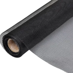 vidaXL Gaas 100x500 cm glasvezel zwart