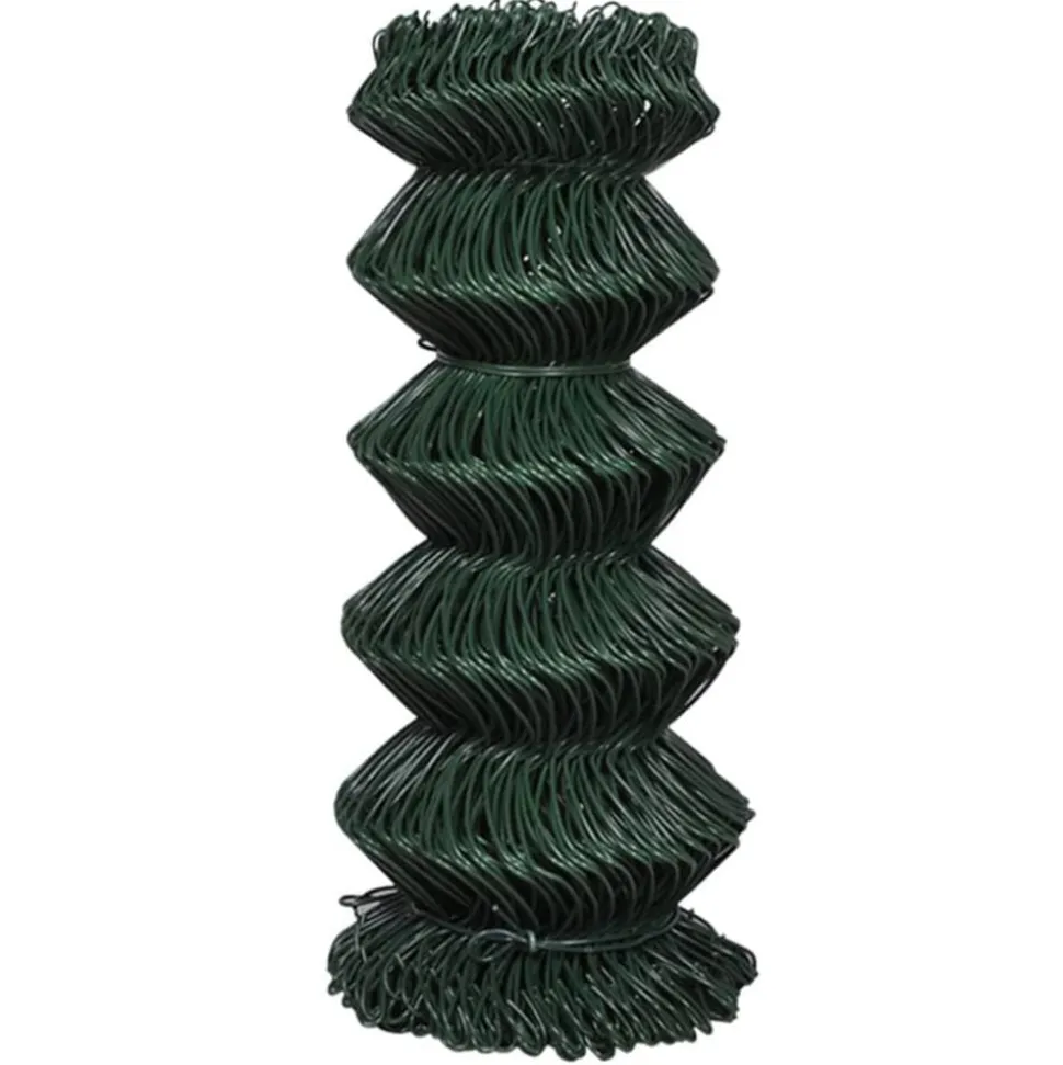 vidaXL Gaashek 0,8x15 m staal groen