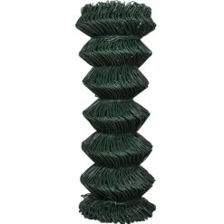 vidaXL Gaashek 1x15 m staal groen