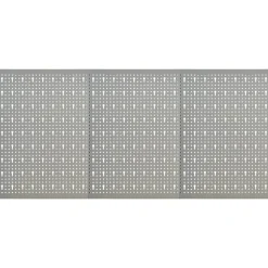 vidaXL Gaatjespaneel wandgemonteerd 3 st 40x58 cm staal