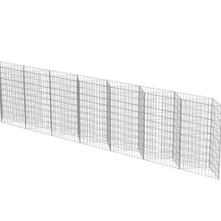 vidaXL Gabion mand 450x30x100 cm gegalvaniseerd staal