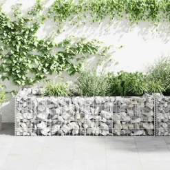 vidaXL Gabion plantenbak 180x90x50 cm gegalvaniseerd staal