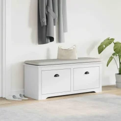 vidaXL Gangbank BODO 114x40x45 cm wit