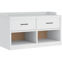 vidaXL Gangbankje SANDNES wit 87x40x50 cm massief grenenhout