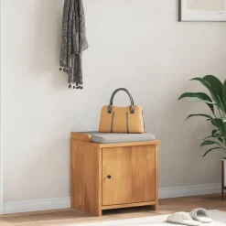 vidaXL Gangbankje SANDNES 45x40x50 cm massief grenenhout