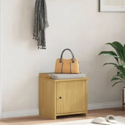 vidaXL Gangbankje SANDNES 45x40x50 cm massief grenenhout