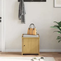 vidaXL Gangbankje SANDNES 45x40x50 cm massief grenenhout