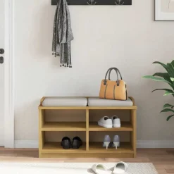 vidaXL Gangbankje SANDNES 87x40x50 cm massief grenenhout
