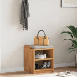 vidaXL Gangbankje SANDNES 45x40x50 cm massief grenenhout