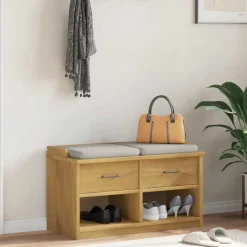 vidaXL Gangbankje SANDNES 87x40x50 cm massief grenenhout