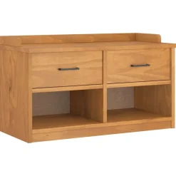 vidaXL Gangbankje SANDNES 87x40x50 cm massief grenenhout