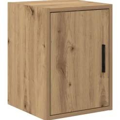 vidaXL Garage wandkast bewerkt hout ambachtelijk eiken