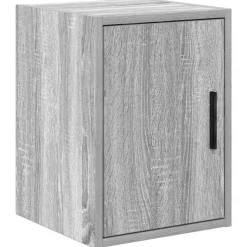 vidaXL Garage wandkast bewerkt hout grijs Sonoma